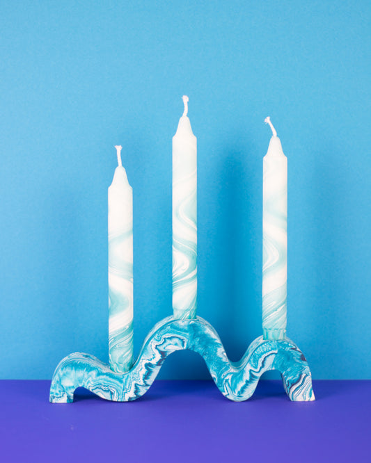 WIGGLY CANDLEHOLDER