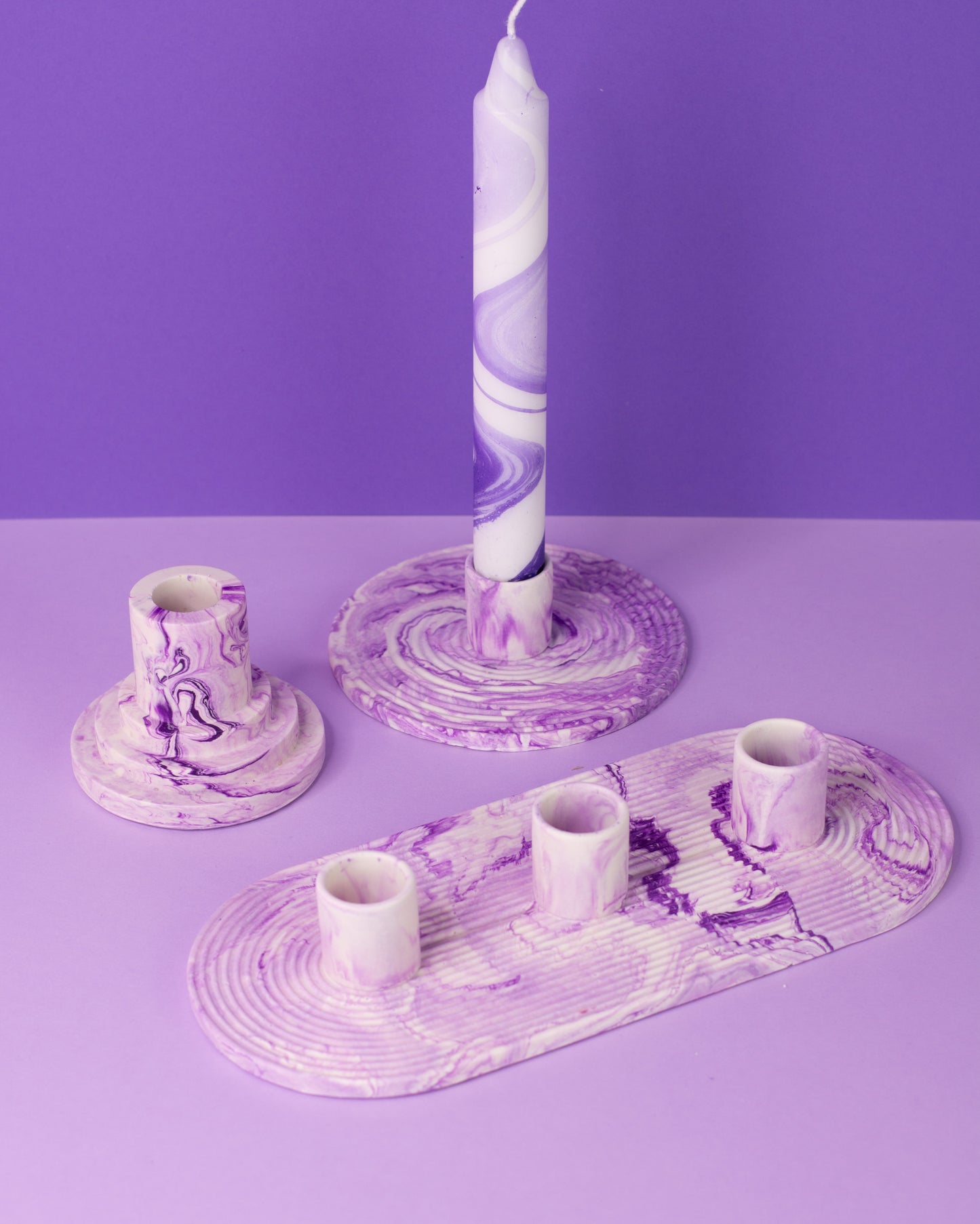 LAYERED CANDLEHOLDER